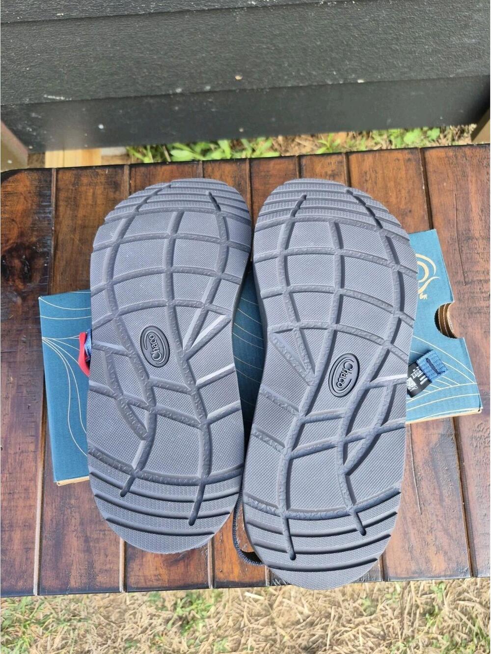 Chaco Bodhi Mens New Black Blue $100 MSRP Sandals Slides Flip Flops Size 8 - Picture 4 of 5